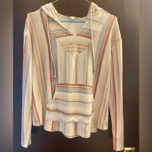Boho striped light-weight sweater